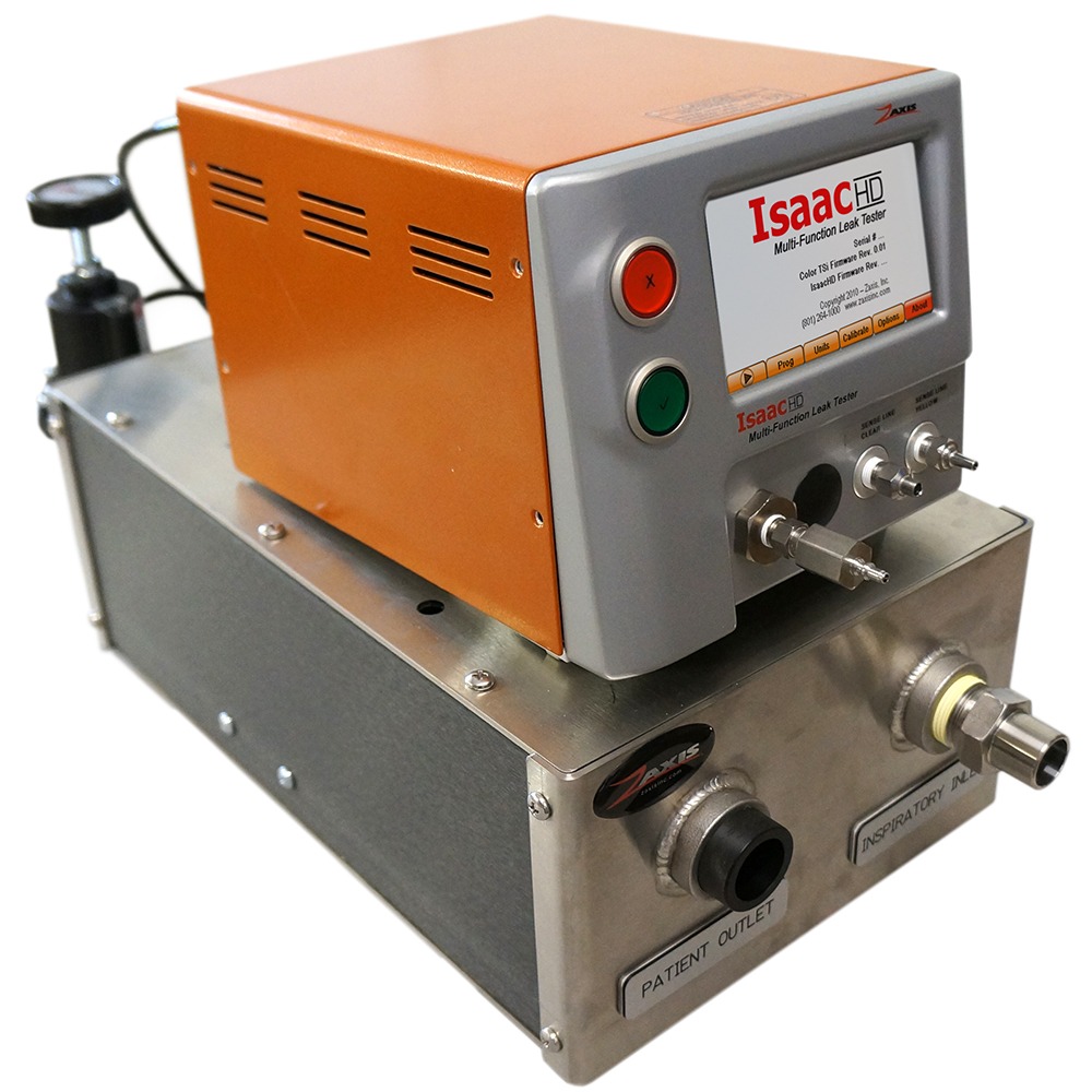 leak testing ventilator tubes assemblies