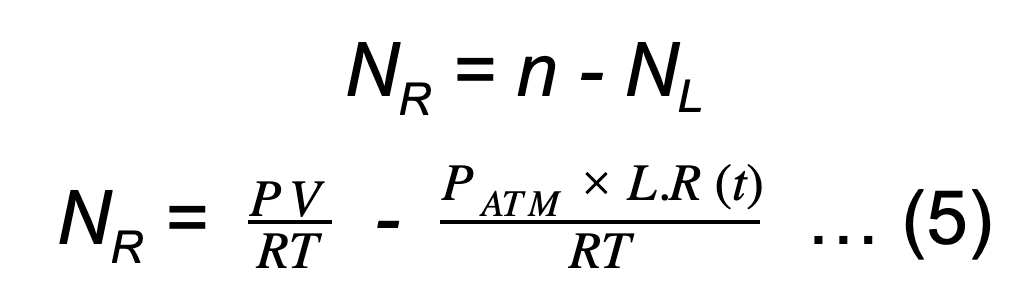 ideal gas law its effects on leak testing