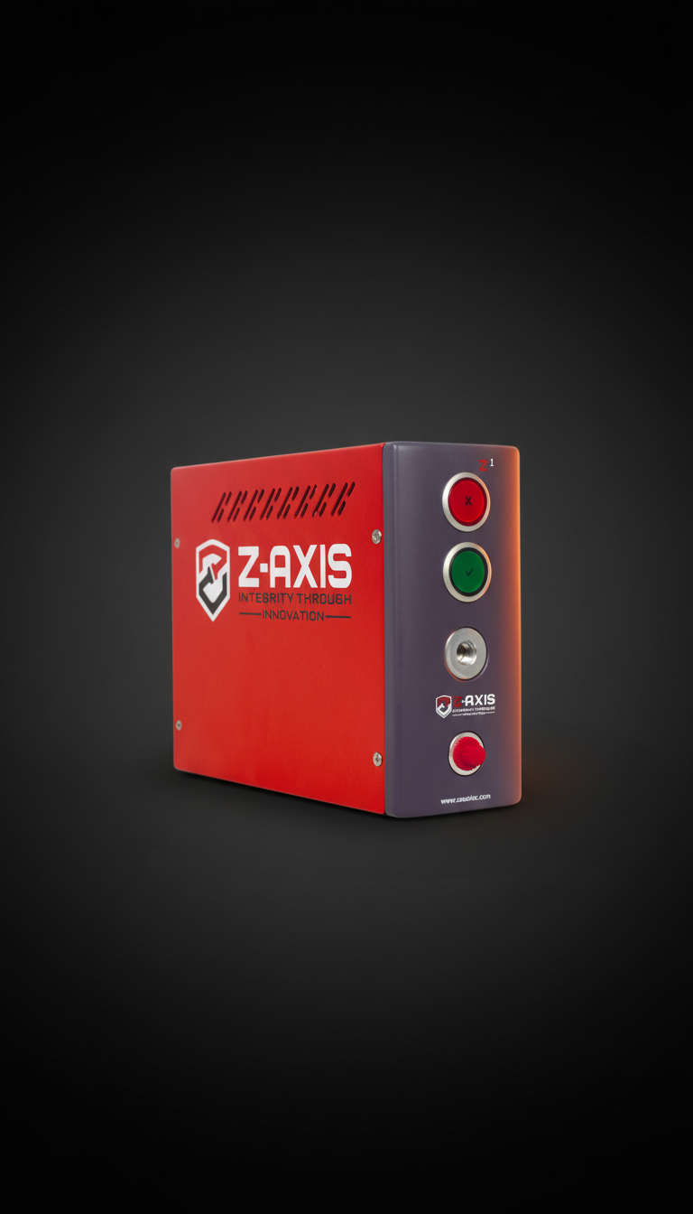 Zaxis Z1 air leak tester staged for automated production testing