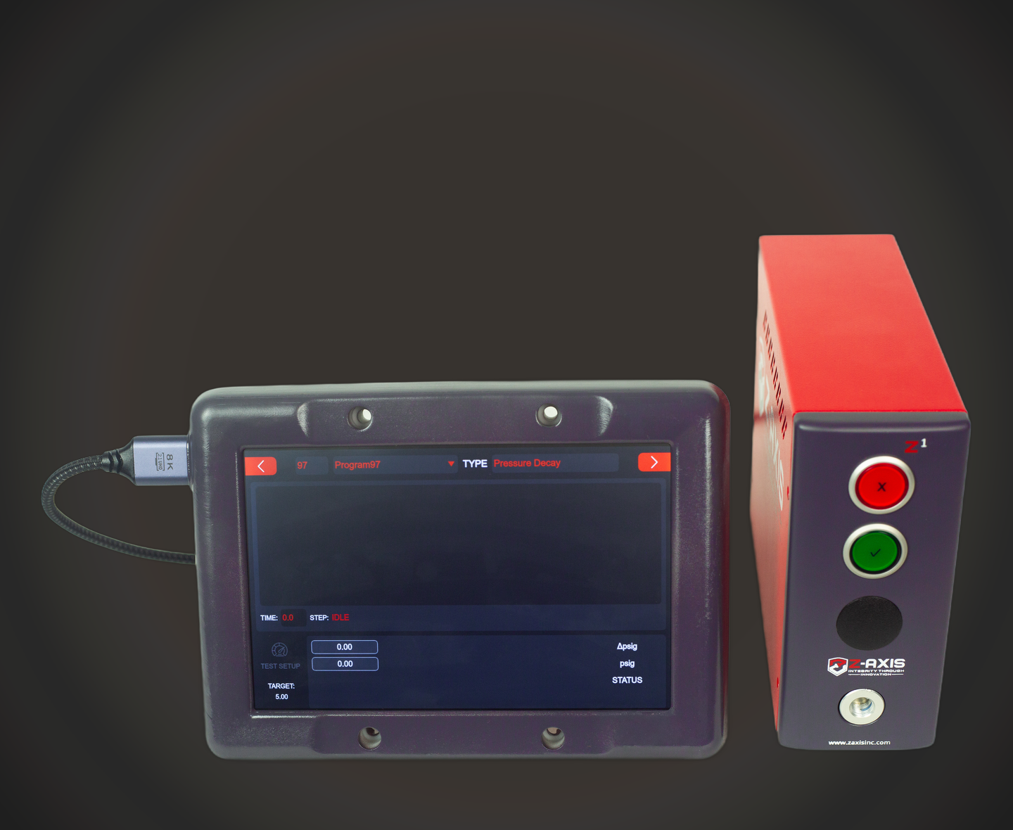 Zaxis Z1 machine-integration leak tester for automated electronics cells