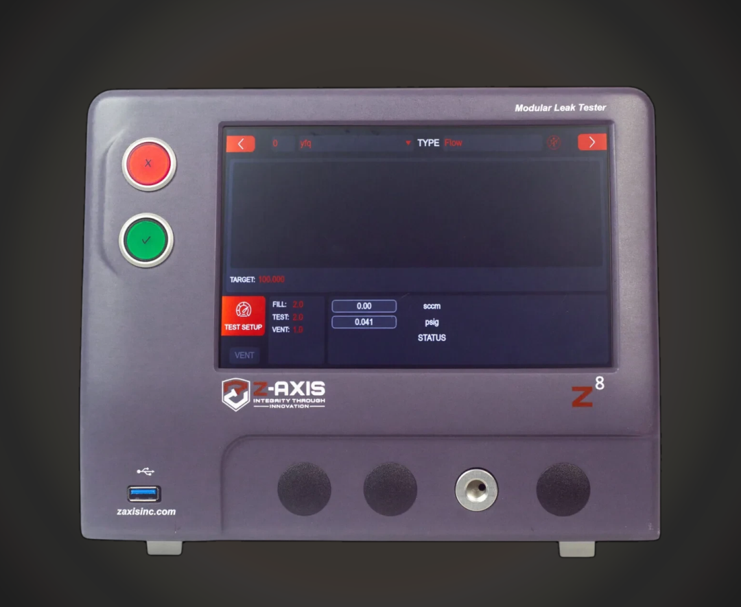 Zaxis production test equipment supporting this application